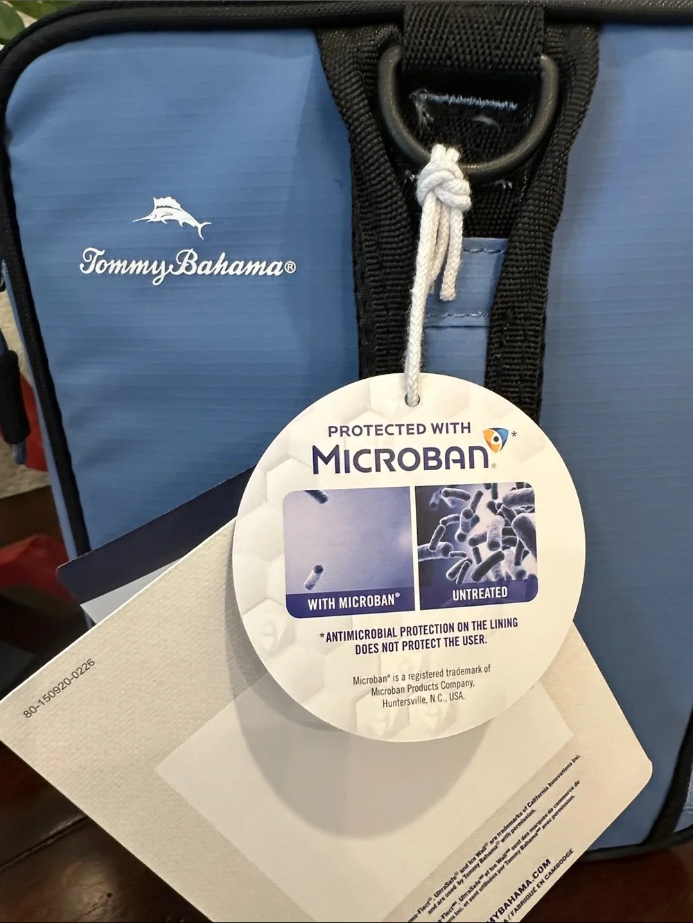 Tommy Bahama Light Blue Insulated Toiletry / Lunch Pack